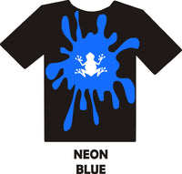 Neon Blue - Heat Transfer Vinyl Sheets