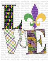 Mardi Gras - Waterslide, Sublimation Transfers