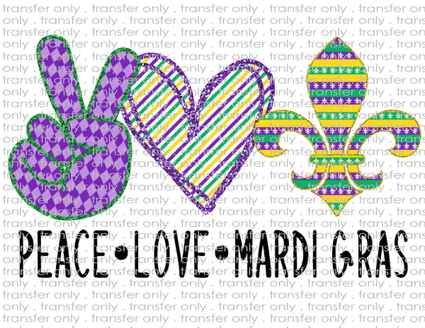 Mardi Gras - Waterslide, Sublimation Transfers