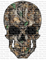 Camo Skull - Waterslide, Sublimation Transfers