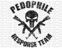 Pedophile Response Team  - Waterslide, Sublimation Transfers