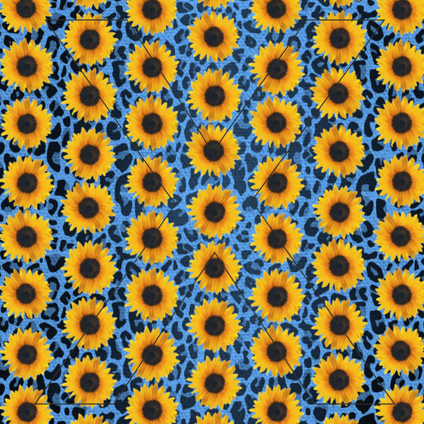 Sunflower - Full Pattern - Waterslide, Sublimation Transfers