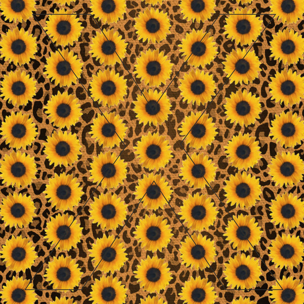 Sunflower - Full Pattern - Waterslide, Sublimation Transfers