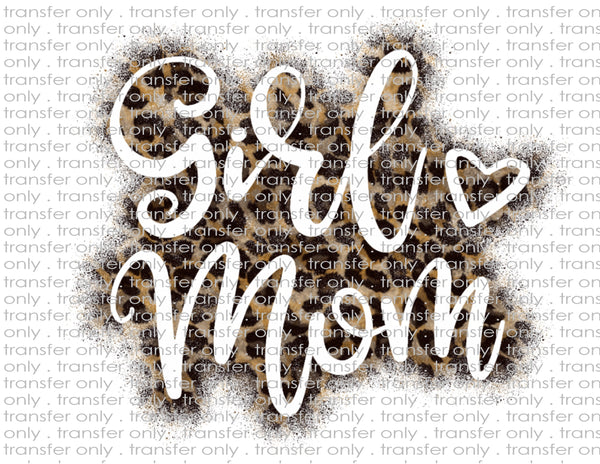 Leopard Girl Mom - Waterslide, Sublimation Transfers