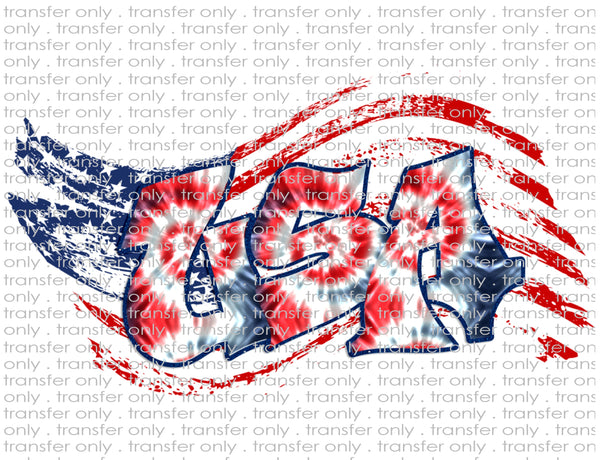 July 4th Patriotic - Waterslide, Sublimation Transfers