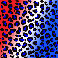 Patriotic Leopard Print - Full Pattern - Waterslide, Sublimation Transfers