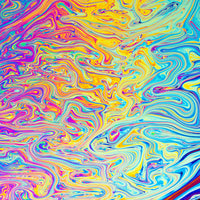 Rainbow Swirl - Full Pattern - Waterslide, Sublimation Transfers