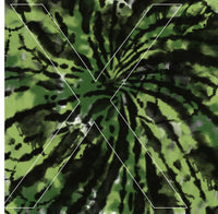 Green Tie Dye - Full Pattern - Waterslide, Sublimation Transfers