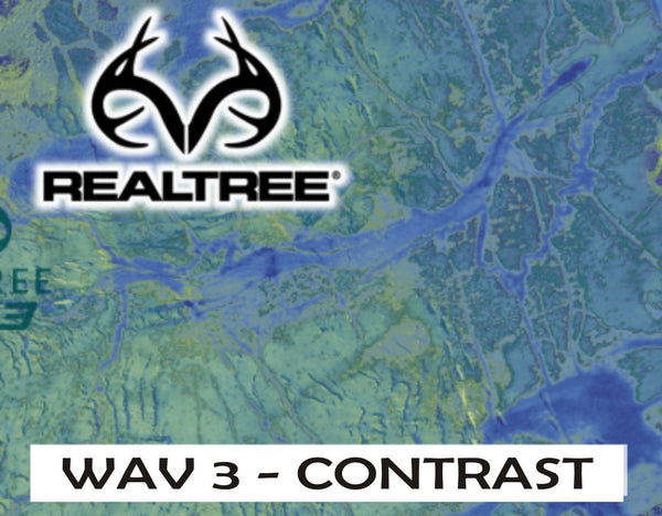 Genuine, Licensed RealTree - WAV 3 - Camouflage  - Printed Pattern Vinyl - Decal or HTV