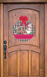 Christmas Snowman with Custom Line - Round Sign Design - Sublimation