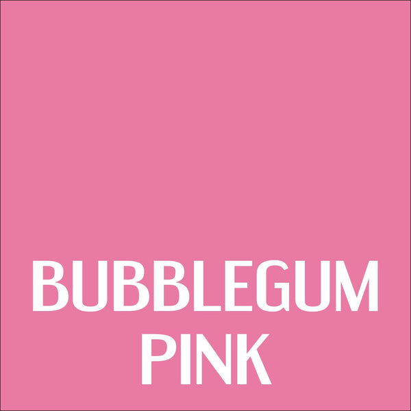 Bubblegum Pink - Permanent, Adhesive Vinyl