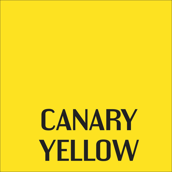 Canary (Light) Yellow - Permanent, Adhesive Vinyl