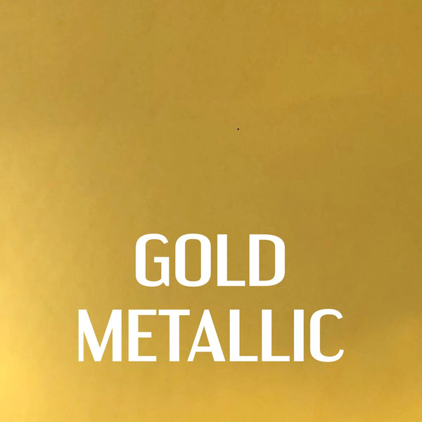 Metallic Gold - Permanent, Adhesive Vinyl