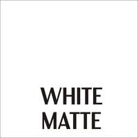 Matte White - Permanent, Adhesive Vinyl