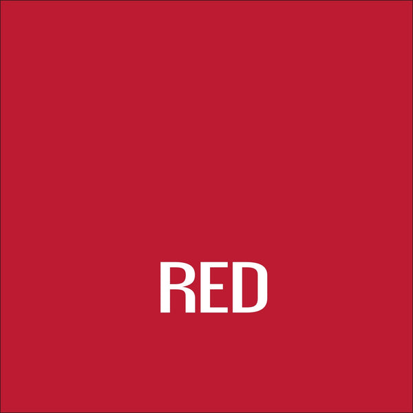 Red - Permanent, Adhesive Vinyl