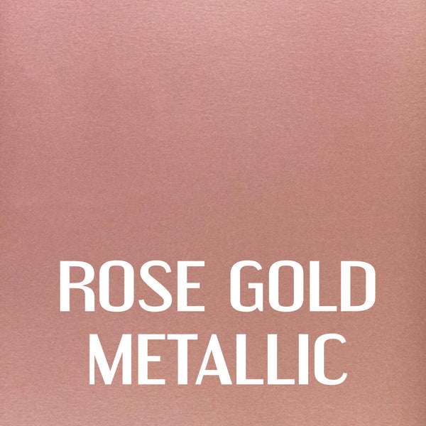 Metallic Rose Gold - Permanent, Adhesive Vinyl