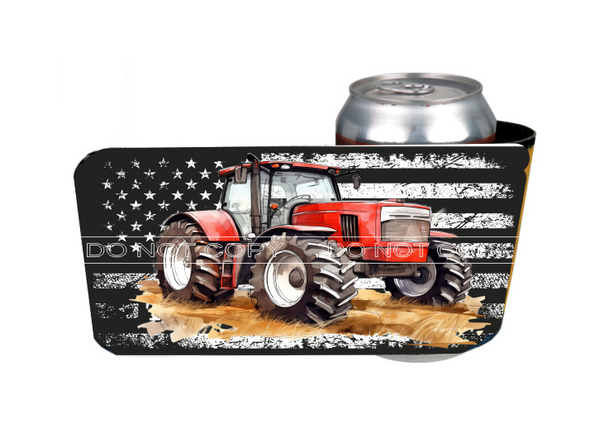 American Farm Tractor - Slap Wrap - Sublimation Transfers