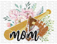 Baseball Mom Floral - Waterslide, Sublimation Transfers