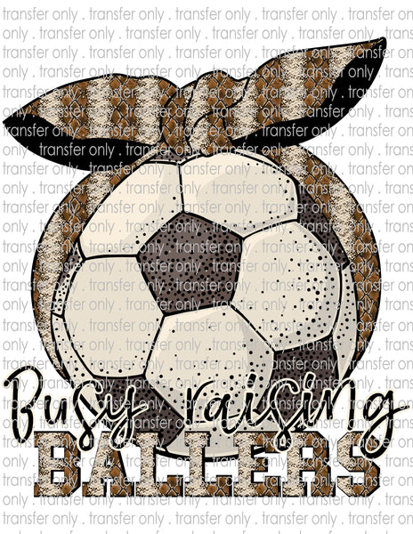 Busy Raising Ballers Soccer - Waterslide, Sublimation Transfers