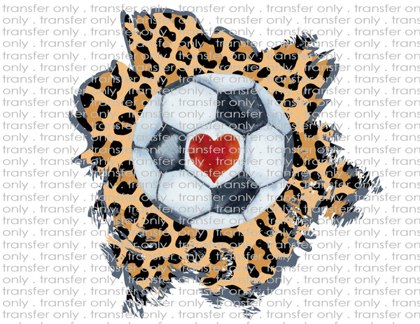 Soccer Leopard - Waterslide, Sublimation Transfers