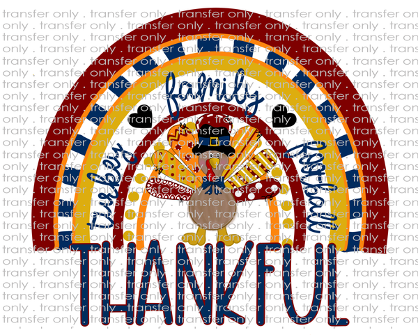 Thanksgiving Rainbow - Waterslide, Sublimation Transfers