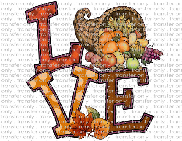 Love Thanksgiving - Waterslide & Sublimation Transfers