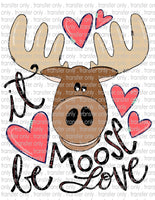 It Moose Be Love Kids - Waterslide, Sublimation Transfers