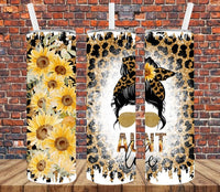 Aunt Life - Tumbler Wrap Sublimation Transfers