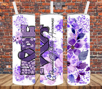 Rheumatoid Arthritis Awareness - Tumbler Wrap Sublimation Transfers