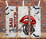 Bad Witch Vibes - Tumbler Wrap Sublimation Transfers