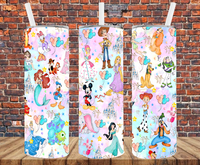 Character - Tumbler Wrap - Sublimation Transfers