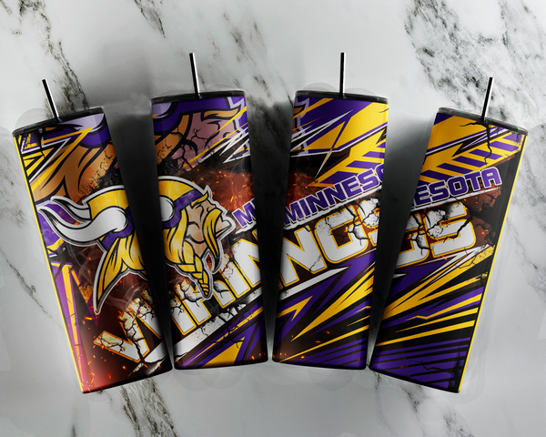 Pro Team Football - Tumbler Wrap Sublimation Transfers