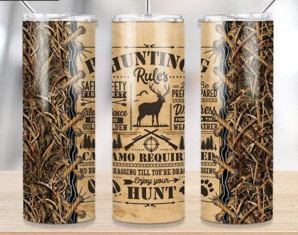 Hunting & Fishing - Tumbler Wrap Sublimation Transfers