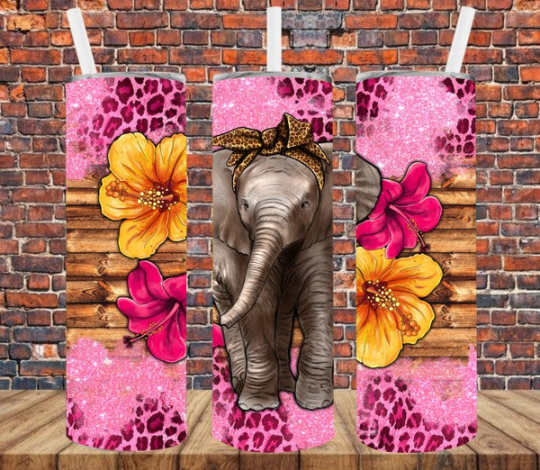 Elephant - Tumbler Wrap Sublimation Transfers