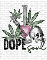 Dope Soul Weed - Waterslide, Sublimation Transfers