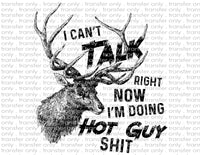 Deer - Hot Guy Sh*t - Waterslide, Sublimation Transfers