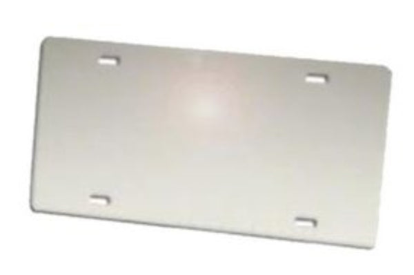 Silver Mirrored - Aluminum Metal License Plate Blanks