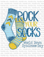 World Down Syndrome Day - Waterslide, Sublimation Transfers