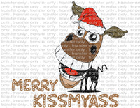 Merry Kiss My Ass Donkey - Waterslide, Sublimation Transfers