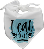 I Eat Stuff - Pet Bandanna - Sublimation Transfers