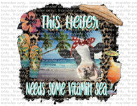 Heifer Needs Vitamin Sea - Waterslide, Sublimation Transfers