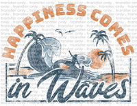 Happiness Comes in Waves - Waterslide, Sublimation Transfers