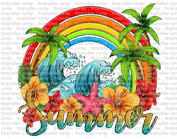 Summer - Waterslide, Sublimation Transfers