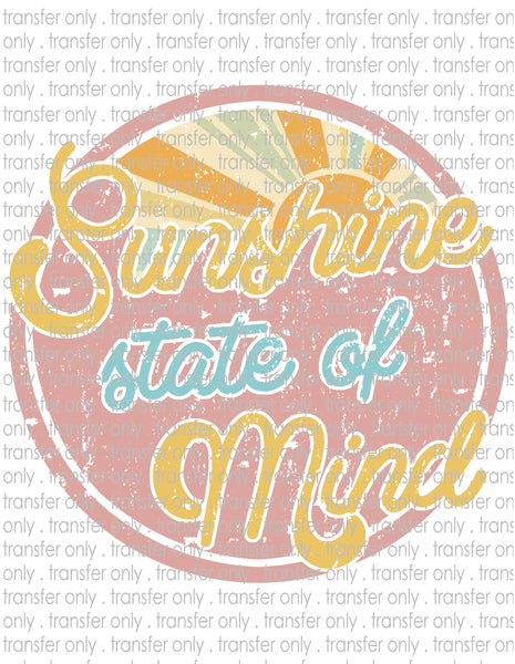 Sunshine State of Mind - Waterslide, Sublimation Transfers