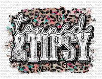 Tanned & Tipsy - Waterslide, Sublimation Transfers