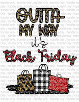 Black Friday - Waterslide, Sublimation Transfers