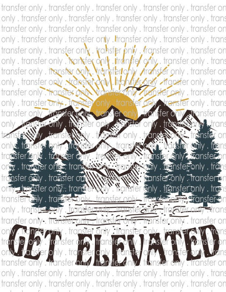 Get Elevated - Waterslide, Sublimation Transfers