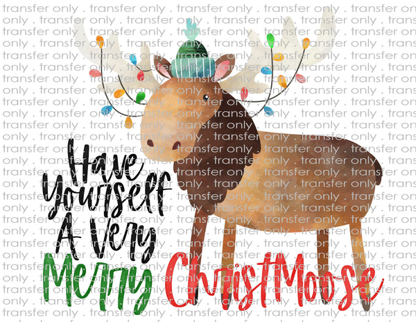 Merry Christmoose - Waterslide, Sublimation Transfers