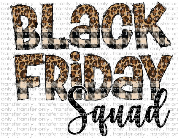 Black Friday Squad - Waterslide, Sublimation Transfers