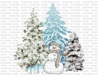 Blue Christmas - Waterslide, Sublimation Transfers